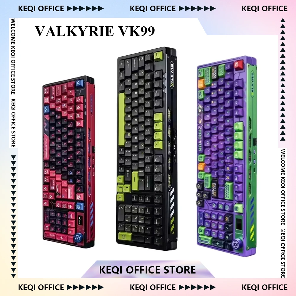 Gaming Keyboard Hot Swappable - Valkyrie vk99 teclados mecânicos rgb sem