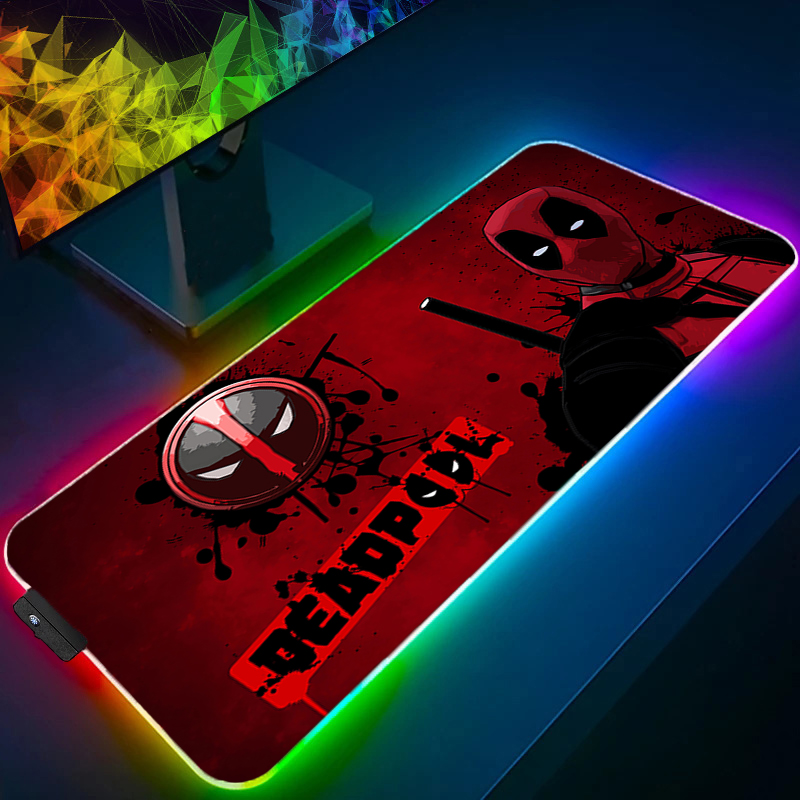 Gaming Keyboard Theme - Led mouse pad jogos backlight lock