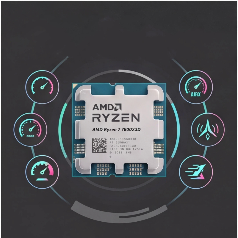 Amd Cpu Ryzen 7 - Processador AMD Ryzen 7 7800X3D Substitui