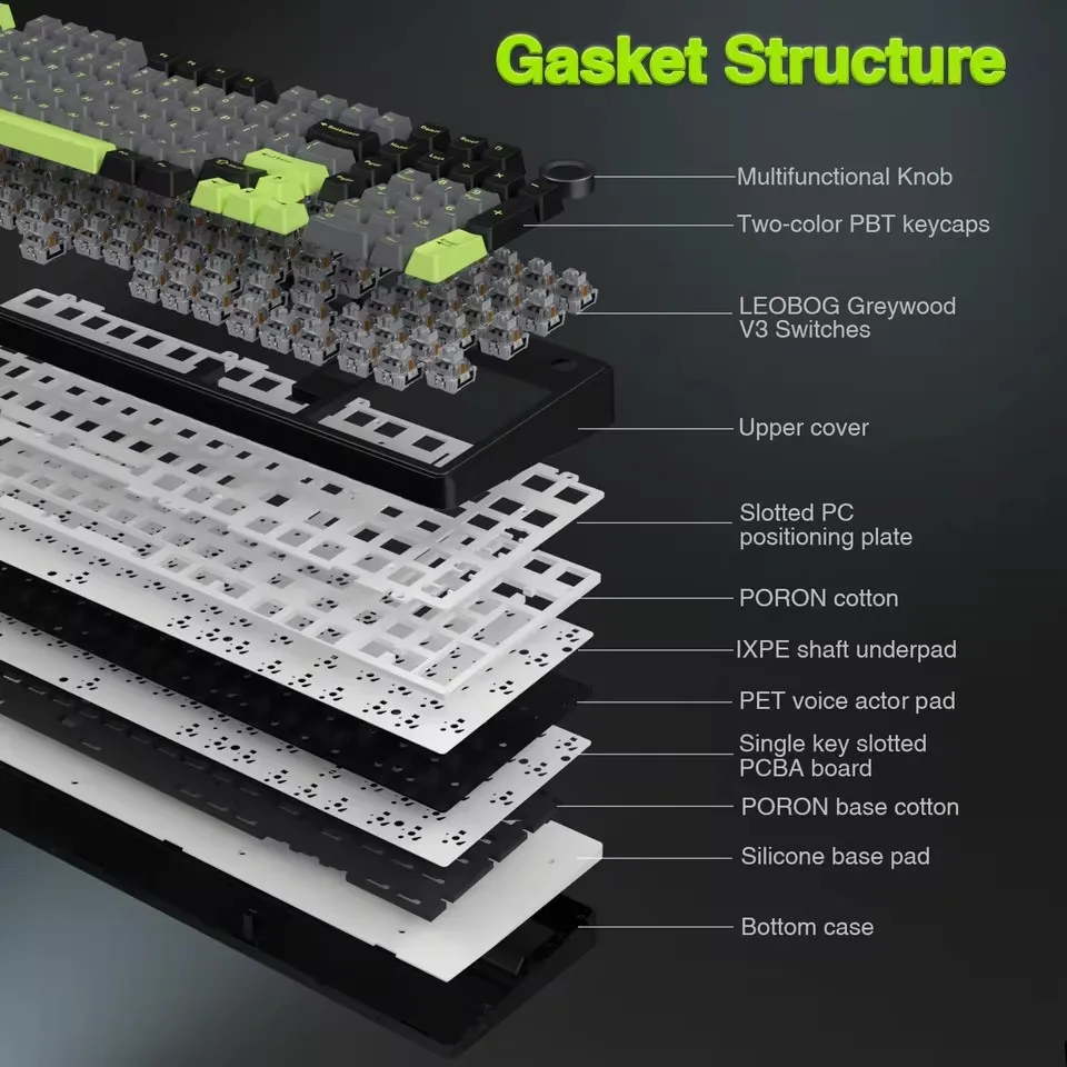 Teclado mecânico para jogos AU - Gaming Keyboard Hot Swappable avaliação e preço
