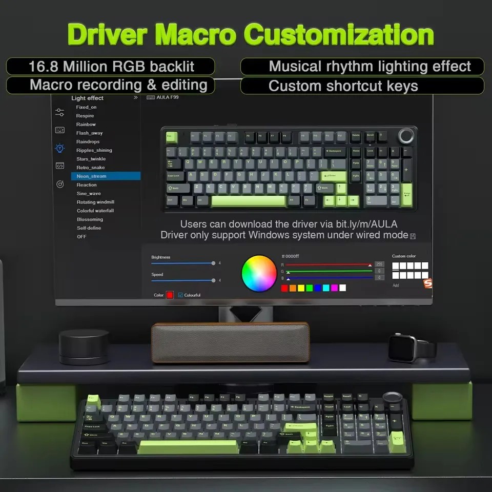 Teclado mecânico para jogos AU - Gaming Keyboard Hot Swappable avaliação e preço