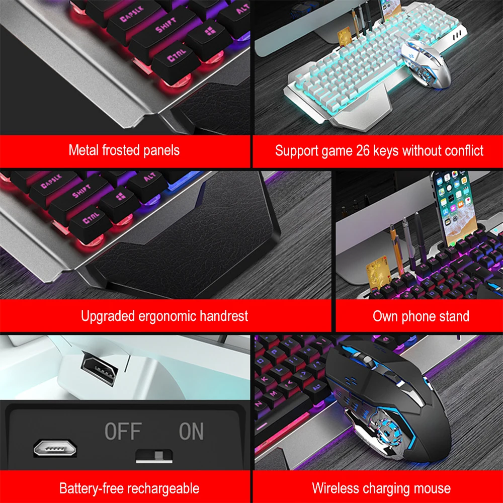 K680 Teclado e Mouse Sem Fio R - Gaming Keyboard Bluetooth avaliação e preço