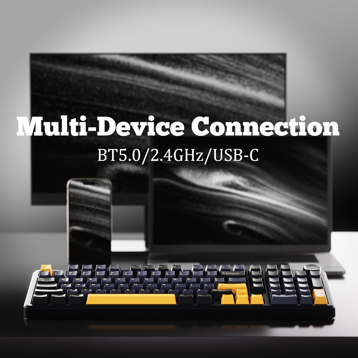 Teclado Mecânico Gamer AULA F9 - Gaming Keyboard Hot Swappable avaliação e preço