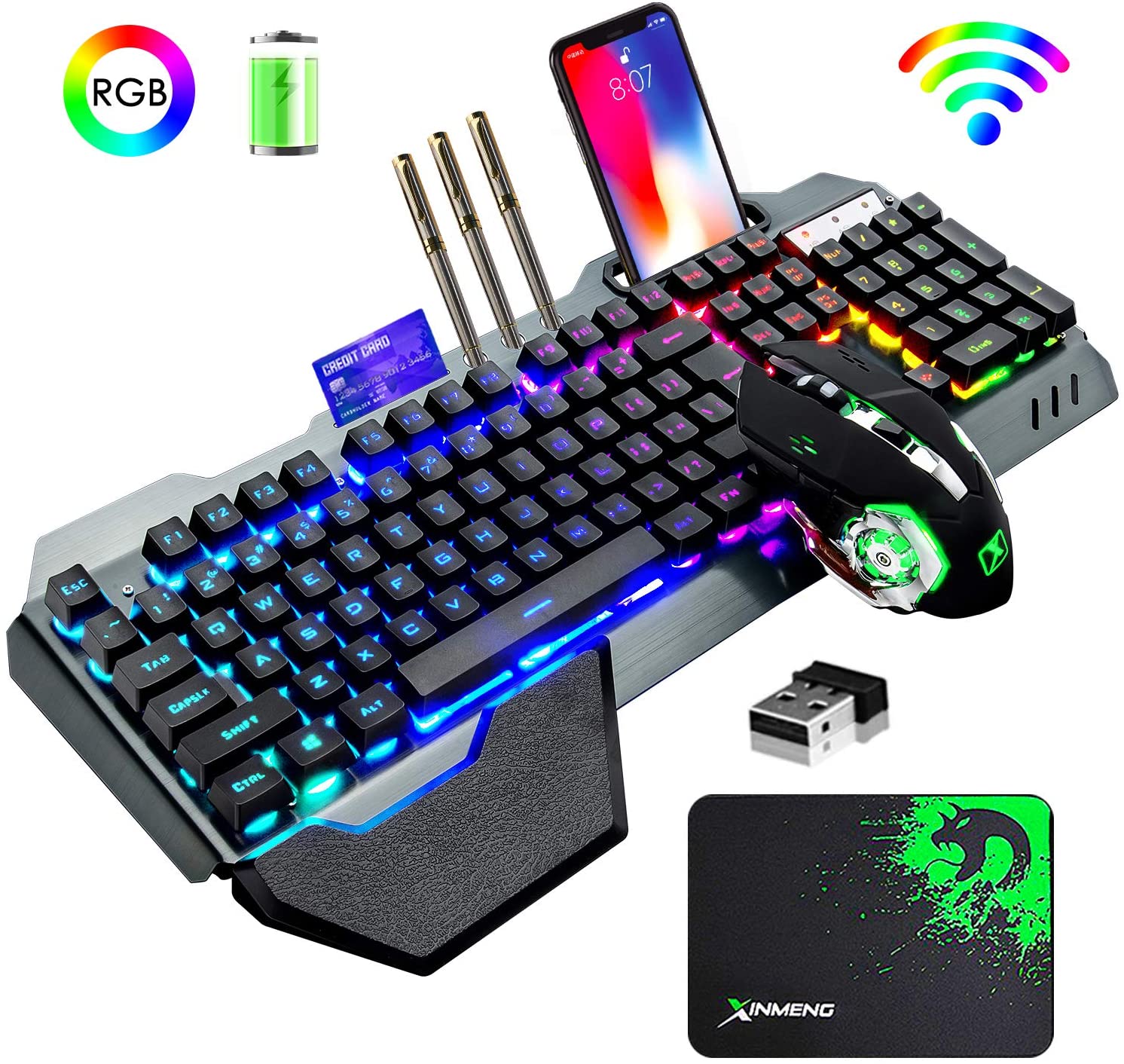 Combinação de teclado e mouse  - Gaming Keyboard Bluetooth avaliação e preço