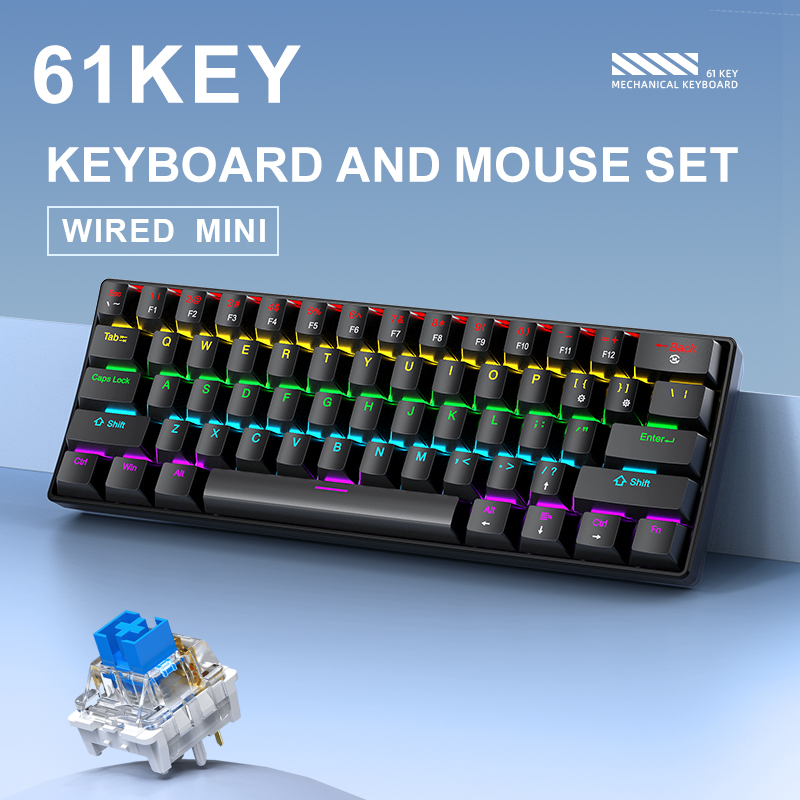APAYADO K61 Mini teclado mecân - Gaming Keyboard E Yooso avaliação e preço