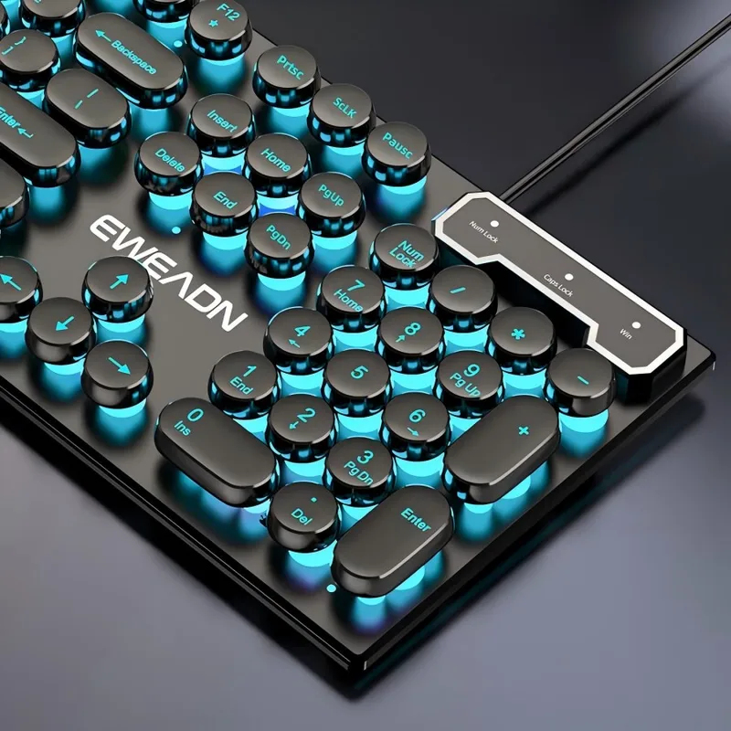 Conjunto de Teclado e Mouse co - Gaming Keyboard Mechanical Wireless avaliação e preço