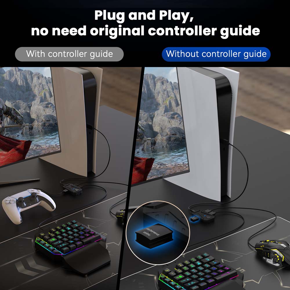 Combo de Teclado e Mouse para  - Gaming Keyboard Bundle avaliação e preço