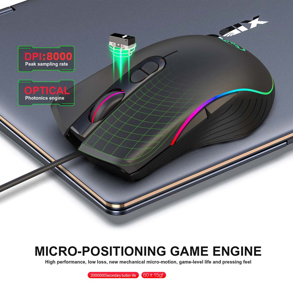 Combo de Teclado e Mouse para  - Gaming Keyboard Bundle avaliação e preço