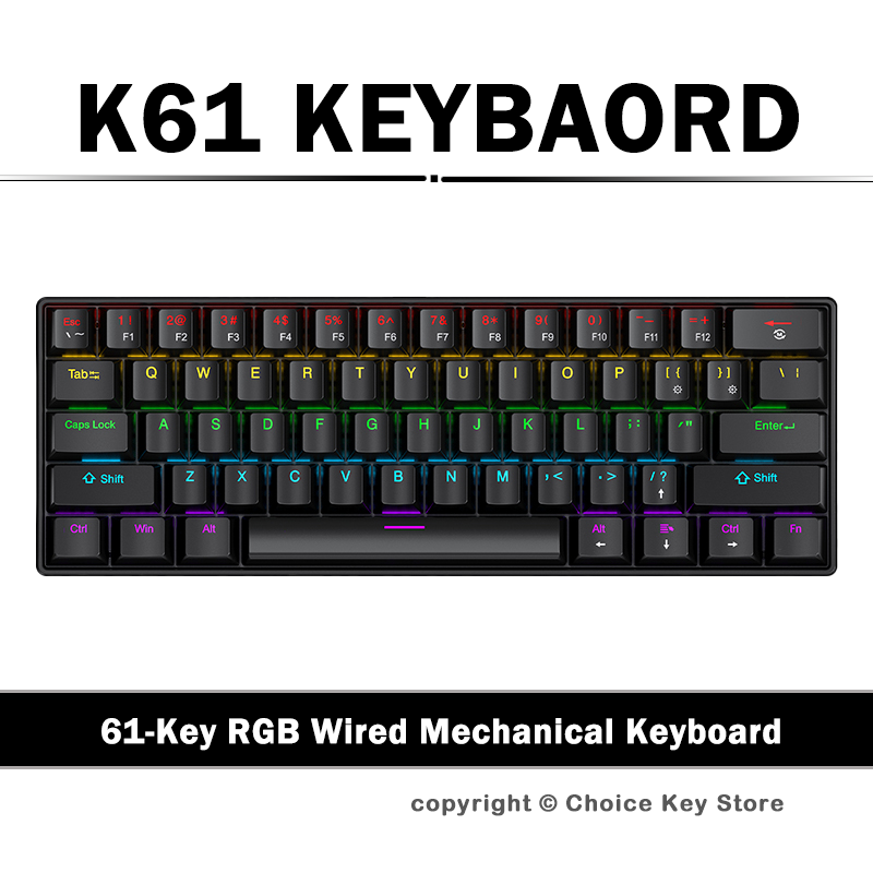 Teclado Mecânico Gamer APAYADO - Keyboard Gaming Blue Switch avaliação e preço