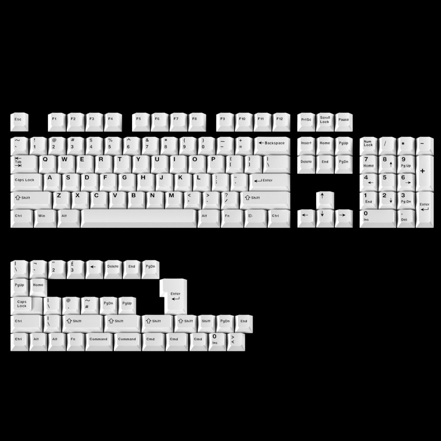 Teclas Minimalistas Brancas Pu - Gaming Keyboard Bundle avaliação e preço