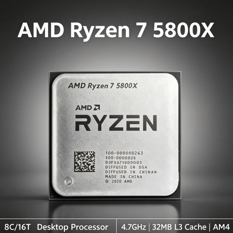 Processador AMD Ryzen 7 5800X  - Amd Cpu Ryzen 7 avaliação e preço